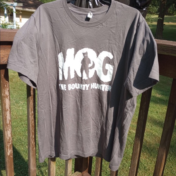 MOG The Bounty Hunter Gray XL T Shirt unisex - Picture 2 of 3